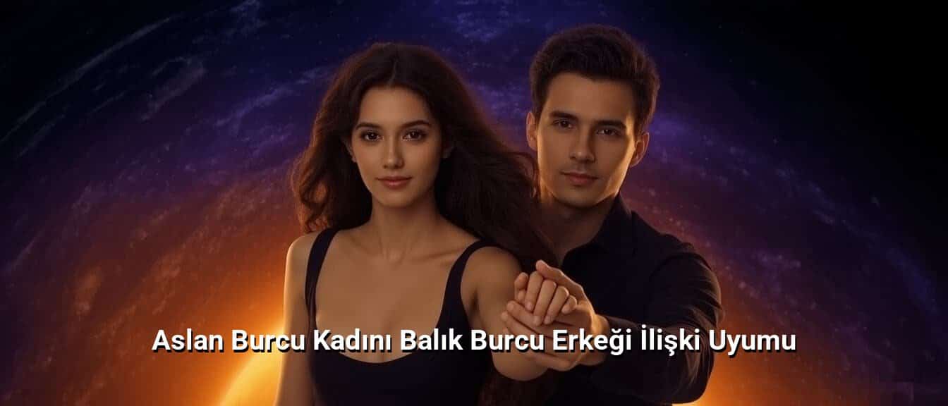 aslan burcu kadini balik burcu erkegi iliski uyumu gorsel